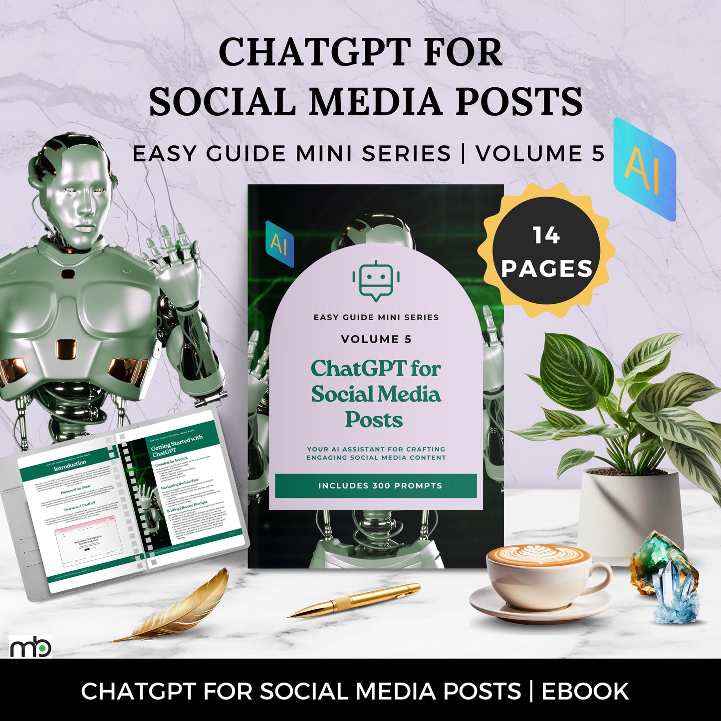 ChatGPT Mastery Bundle, Beginners Course, Business, Prompts, Commands, Blogging, Youtube, Social Media, AI Resources, Learn ChatGPT, Tools