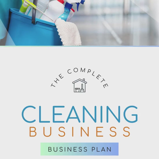 Cleaning Business Plan, Cleaning Services Business Plan, Business Plan, Cleaning Business, Business Plan Template, Business Templates, Biz