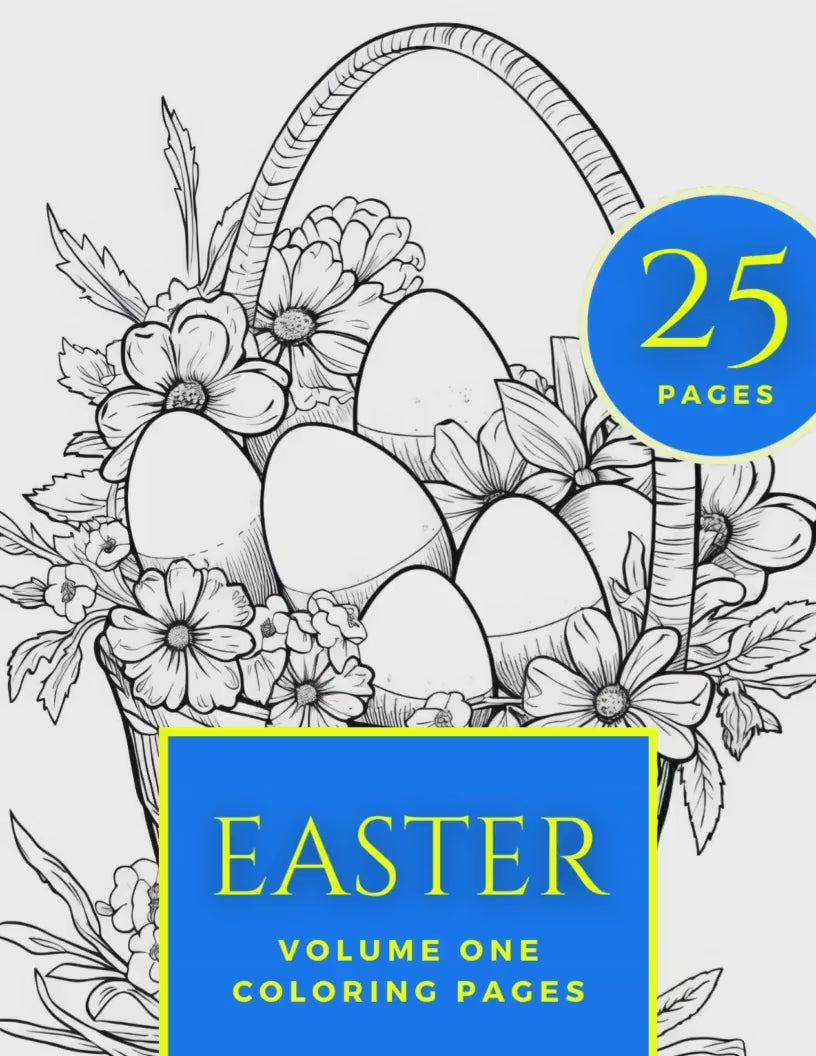 Easter Coloring Pages, Easter Coloring Book, Easter Activities all Ages, Easter Activities for kids, Easter Coloring in Book, Easter Games