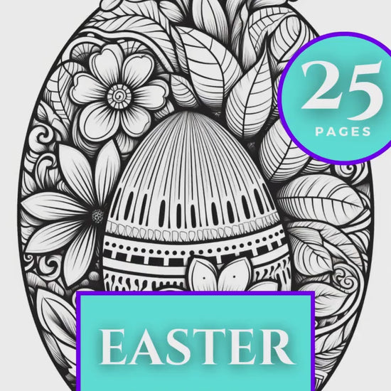 Easter Coloring Pages, Easter Coloring Book, Easter Activities older kids and adults,  Easter Activities for family, Easter Coloring in Book