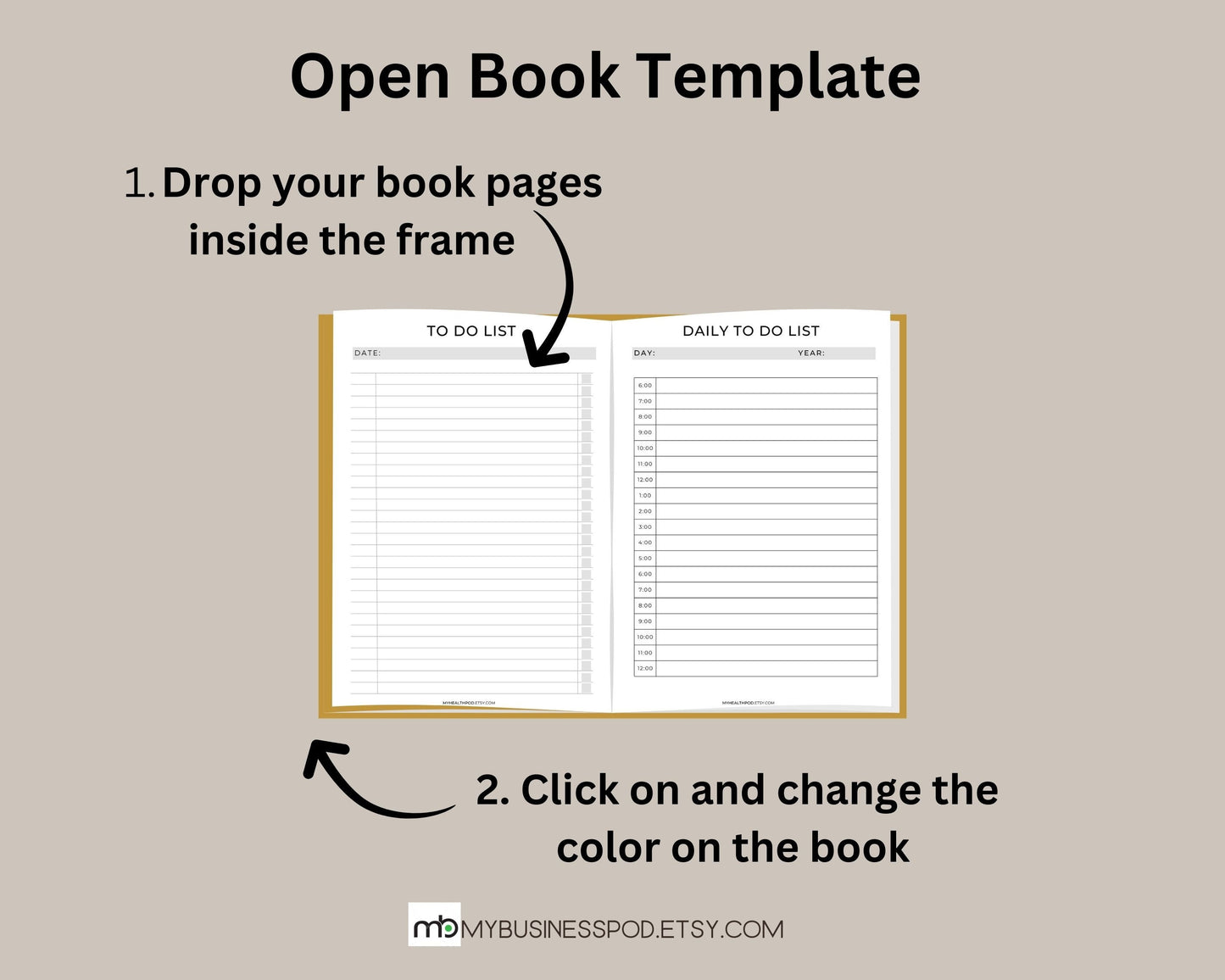 Book template, Open Book template, Canva book and open book template, Book Design, Course Cover template, Course template, Canva templates