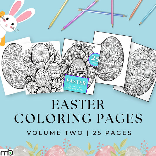 Easter Coloring Pages, Easter Coloring Book, Easter Activities older kids and adults, Easter Activities for family, Easter Coloring in Book