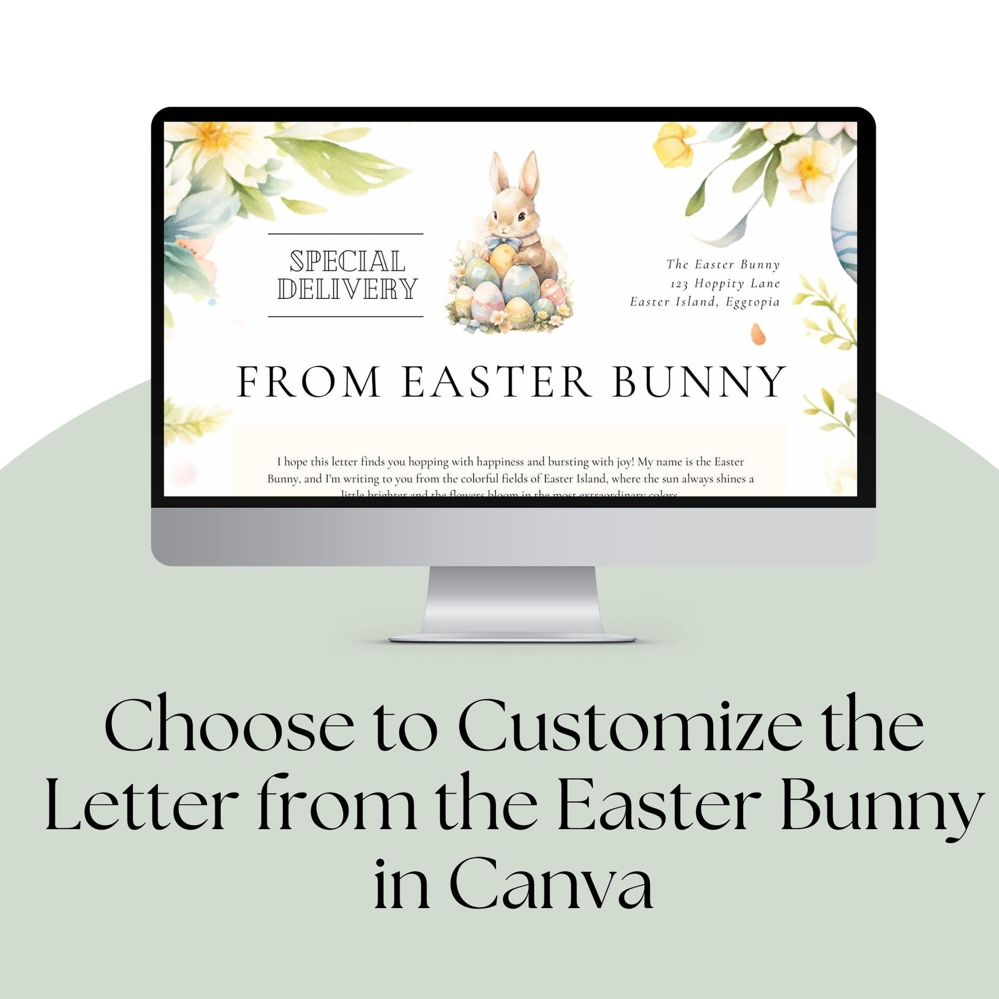 Letter from the Easter Bunny Editable, Printable, Easter Fun, Easter Celebrations, Kids Easter Activities, Easter Party Games, Easter Bunny